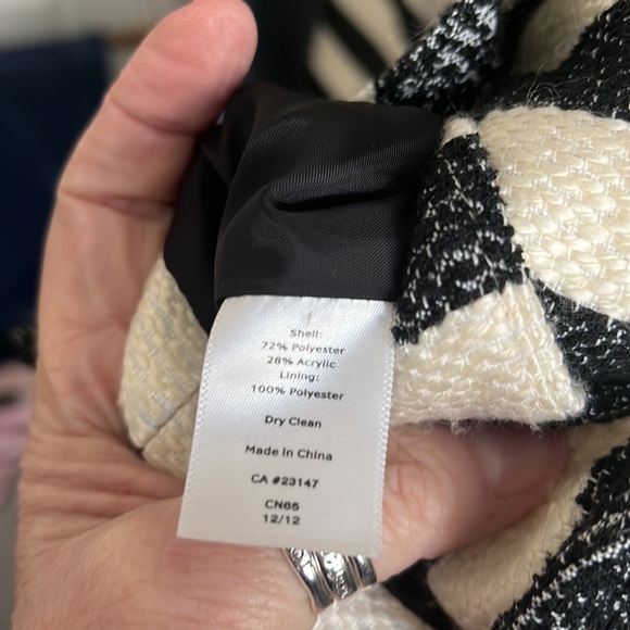 Talbots blue and white jacket - Picture 3 of 6